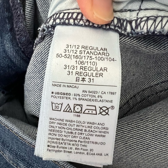 GAP Vintage Slim Midrise Skinny Raw Hem Jeans 31 - Picture 5 of 8